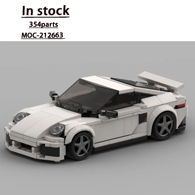 

MOC-212663 Classic New Sports Super Racing Car Building Block Model 354 Parts Boys' Children Birthday Christmas Toy Gift