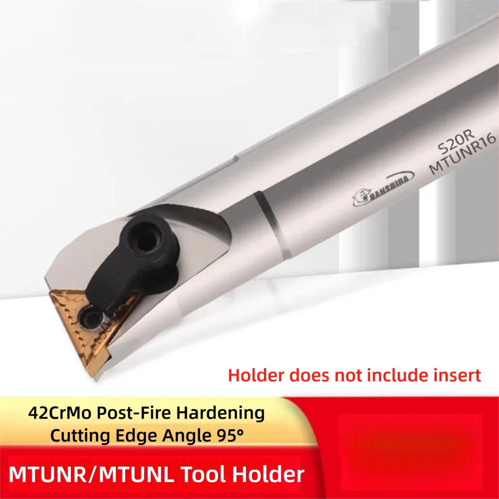 

95 ° Держатель вала для токарного станка с ЧПУ, запчасти для мастерских, S16Q/S20R/S25R/S25S/S32S/S32T/S40T-MTUNR16 MTUNL16, для резьбонарезного станка