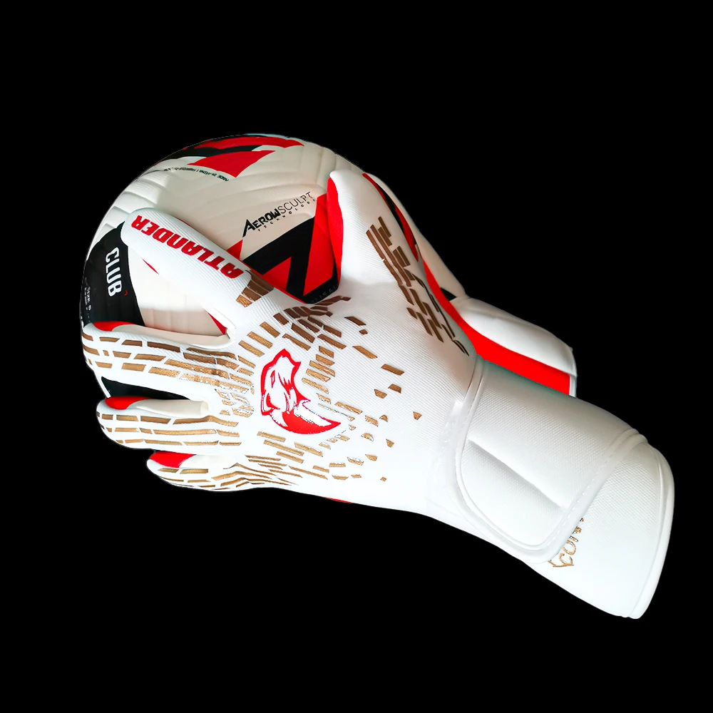 Luvas de goleiro de futebol, látex, pulseira de pulso, crianças e adultos, proteção antiderrapante, forte aderência, treinamento, luva de goleiro
