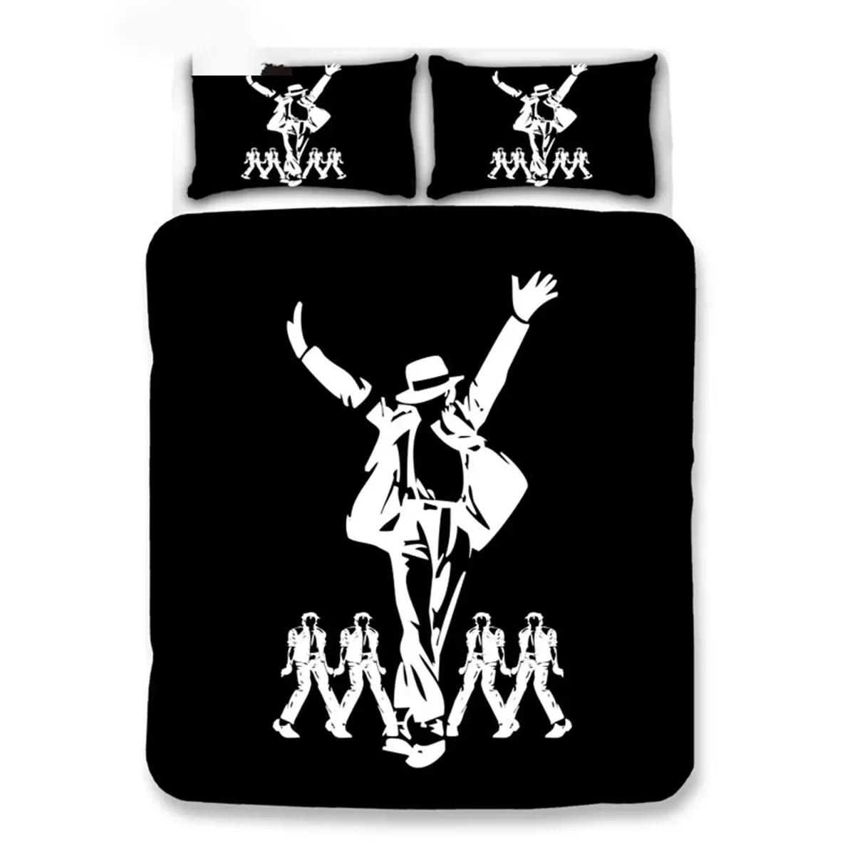 3D Print Michael Jackson Comfortable Duvet Quilt Cover Pillowcase Bedding Set Children Bedroom Decoration Home Textile