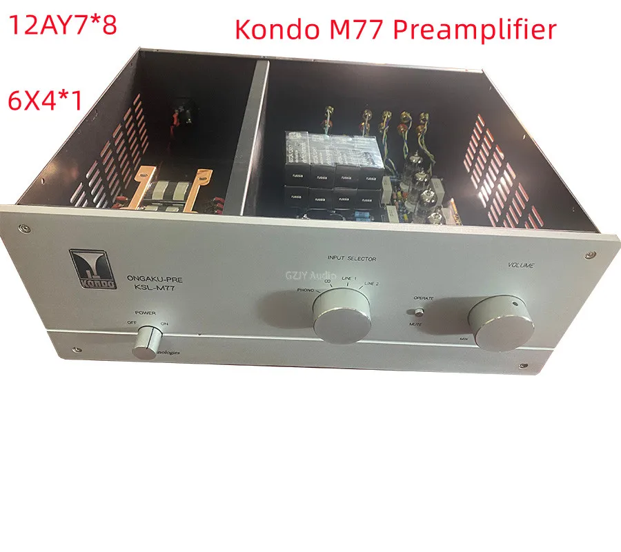 High-End New Upgrade Kondo M77 Fever Electronic Tube Preamplifier ,12AY7*8 HIFI Preamplifier