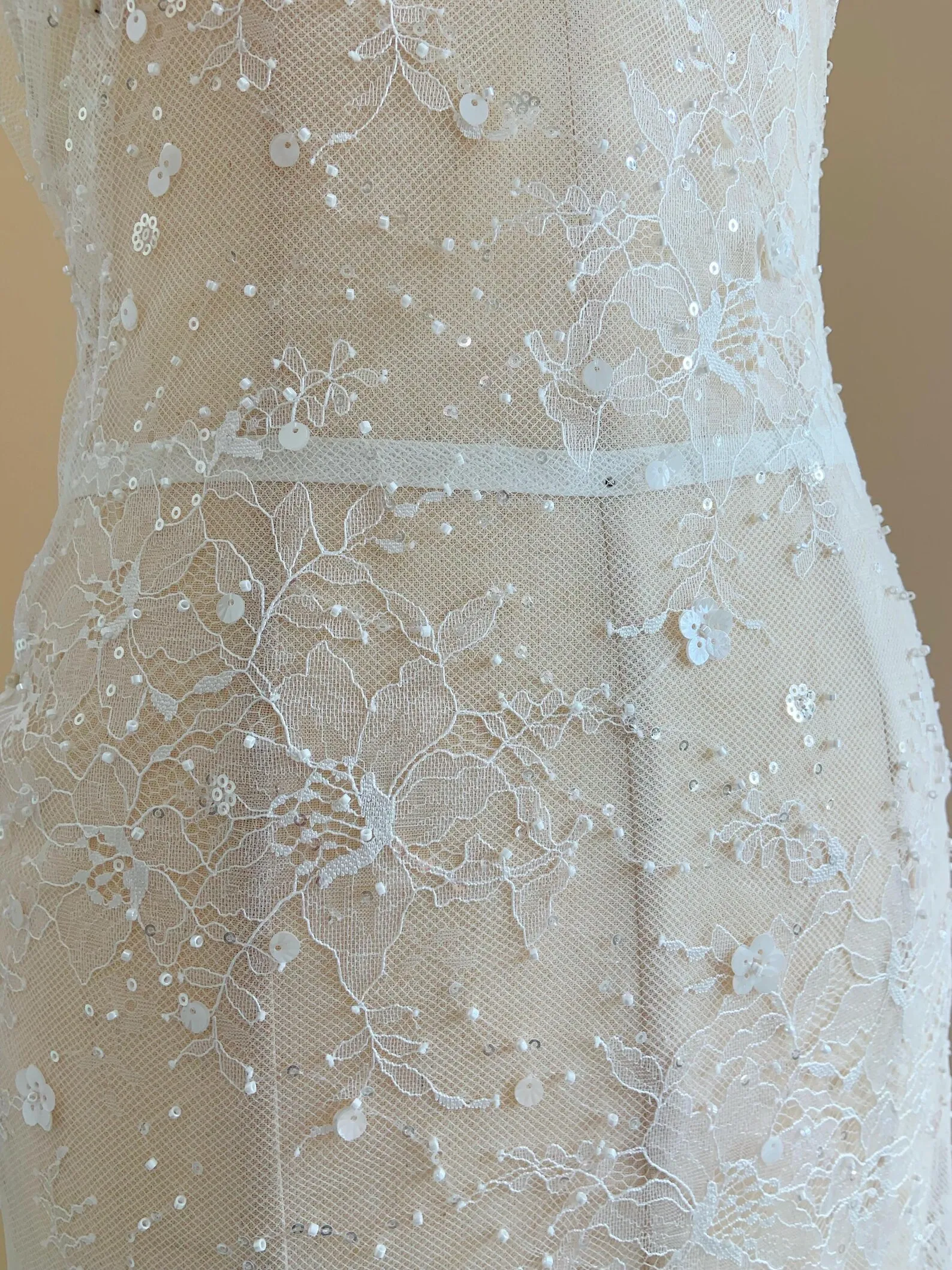 Off White Bead Chan…