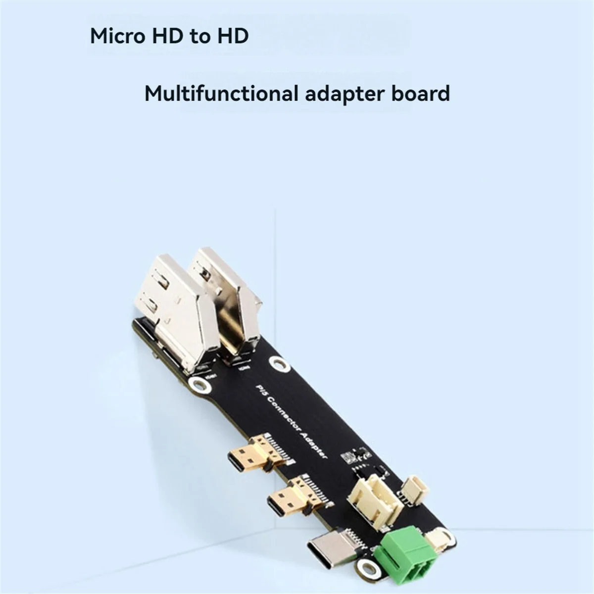 ABJU لـ 5/4B Micro-متوافق مع لوحة مهايئ HD تدعم لوحة توسيع مخرجات 4K المزدوجة