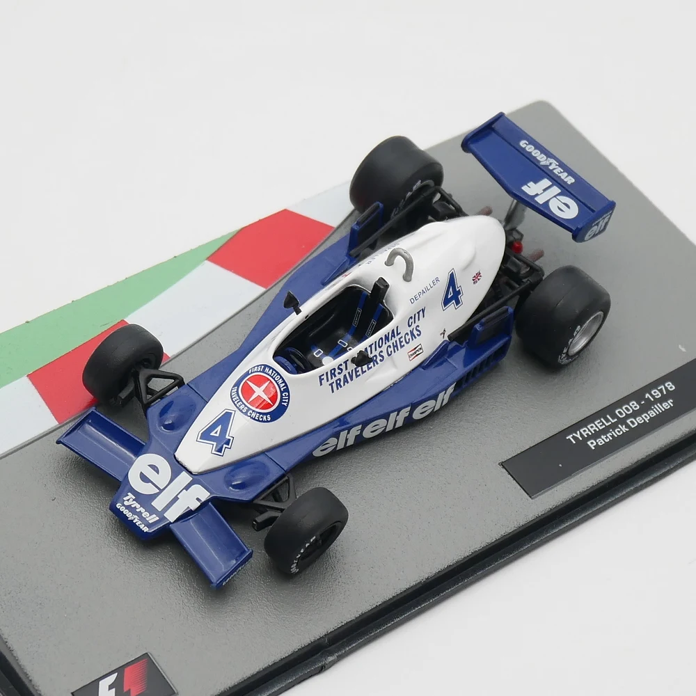 Ixo 1:43 Tyrrell 008 1978 Patrick Depailler Diecast Car Model Metal Toy Vehicle