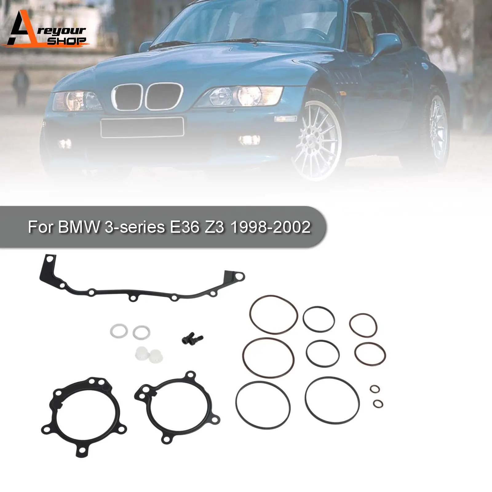 Areyourshop Stage 2 Vanos O-Ring Seal Repair Kit for BMW E46 E39 E60 X3 E53 X5 Z3 M54 M52TU 11361433513 11361748745 Car Parts