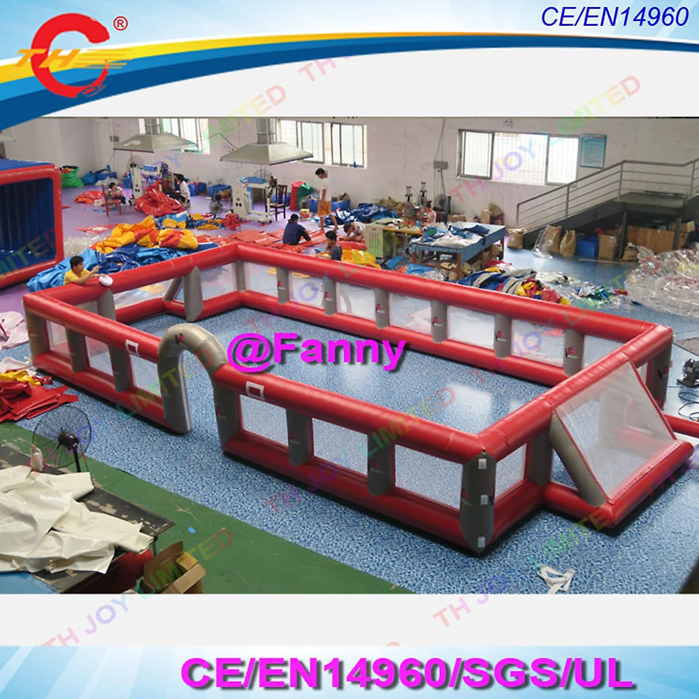 

free air ship ,15*8m Giant Inflatable soccer football pitch court,rental Inflatable soccer field arena,inflatable soccer arena