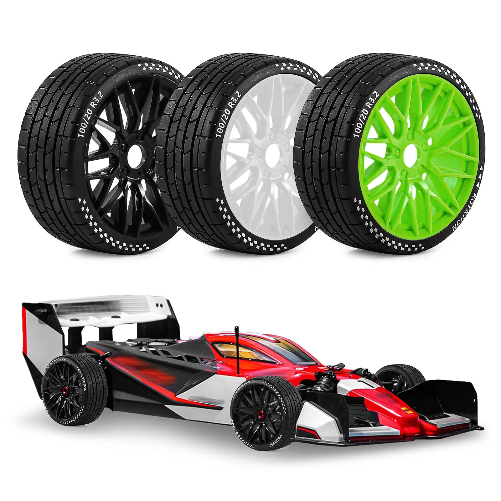 

Универсальные шины RC (4 шт.) для ARRMA Infraction Limitless FELONY 1/7, подходят для моделей FSRC GT 1/8 HuanNao X3GT, шестигранные колеса 17 мм для шоссейных машин