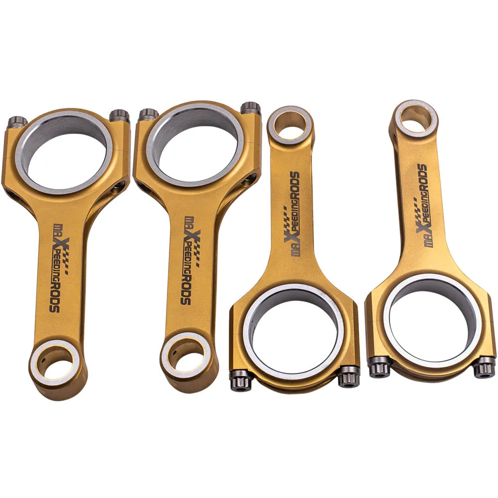 4pcs Titanizing Connecting Rods for Buick Envision Chevrolet Malibu 127.4mm for GMC SGE 1.5 T LFV Conrod Balanced Floating En24