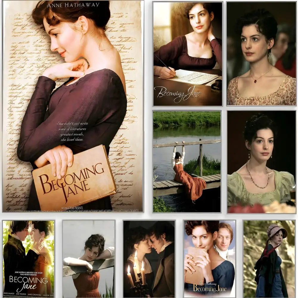 period romance b-becoming jane Poster Classic Wall Art  Home Decor  Peel and Stick Unframed