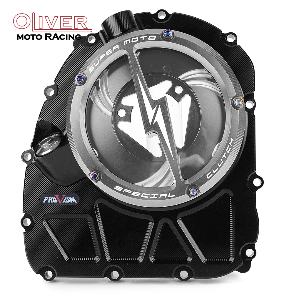 For Benelli BN600 TNT600 2020 Clear Clutch Cover BN TNT 600 Motorcycle with 3 screws hole