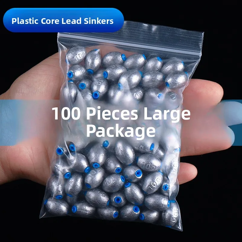 

00 Pieces Fiing Weights Hollow Olive ape Lead Sinkers tough Core Long Casting Non-Tangle Ideal for Fiing Gear Store
