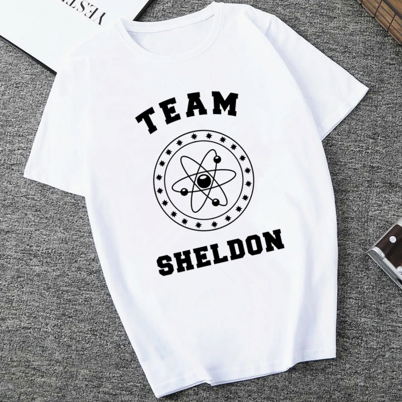 The Big Bang Theory Sheldon Print Women\'s T Shirt Summer Short Sleeve Tees Chewing Funny Tops Harajuku Women T-shirt Female