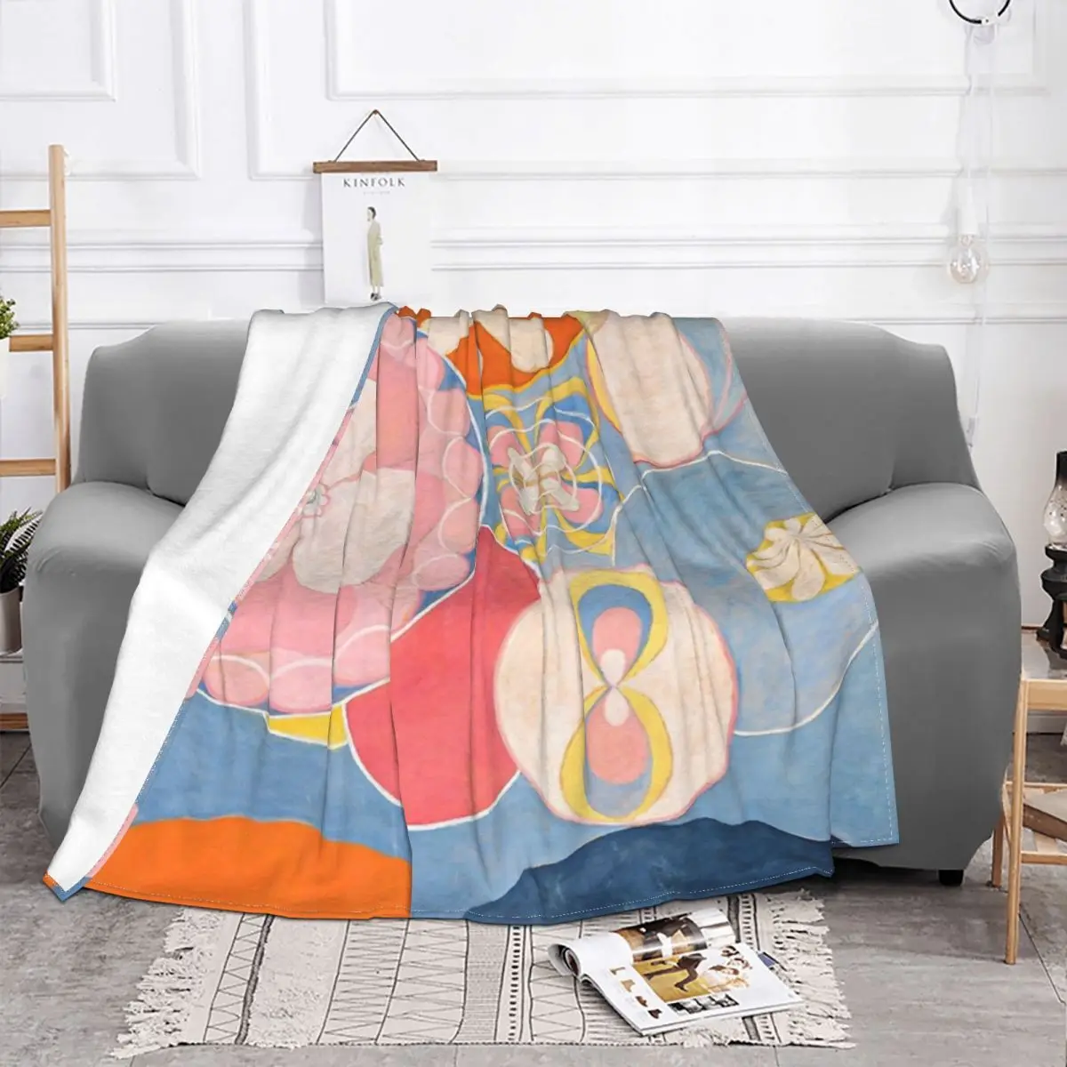 Hilma Af Klint - The Ten 2 Home Bedroom Couple Blankets Blankets And Throws Throw Blanket