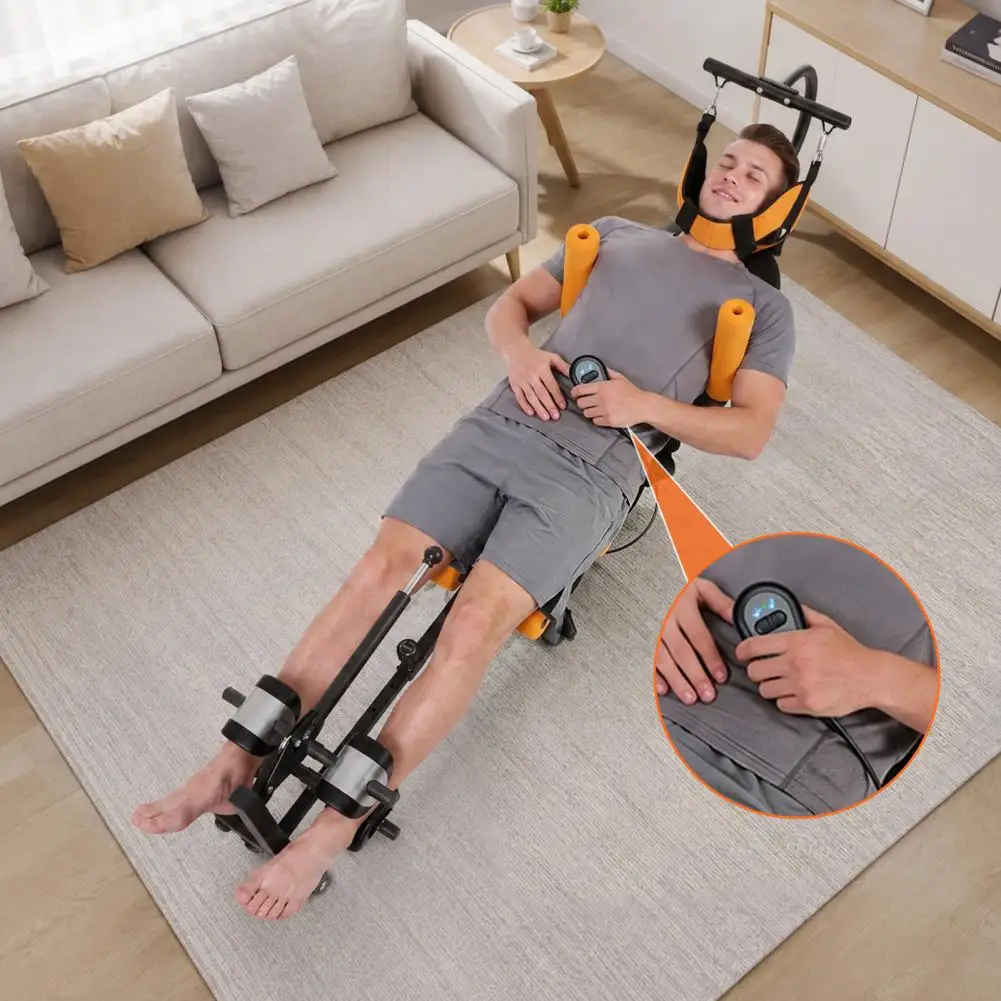 RC Electric Full Body Traction Stretching Machine, Adjustable 59‑74.8