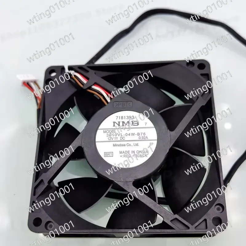 for NMB 3610VL-04W-B79 B70 B76 Hot Selling 90mm 12V 0.92A PWM Adjustable Speed Moisture Resistant Air Blower for Electronic