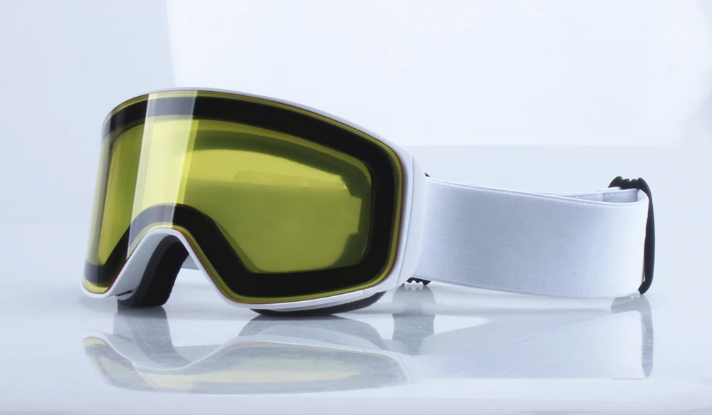 Magnetische Linse, Schneebrille, doppelschichtig, beschlagfrei, UV-Schutz zum Skifahren, Snowboarden, hochauflösende Klarheit, Unisex, Skifahren – Detail 20