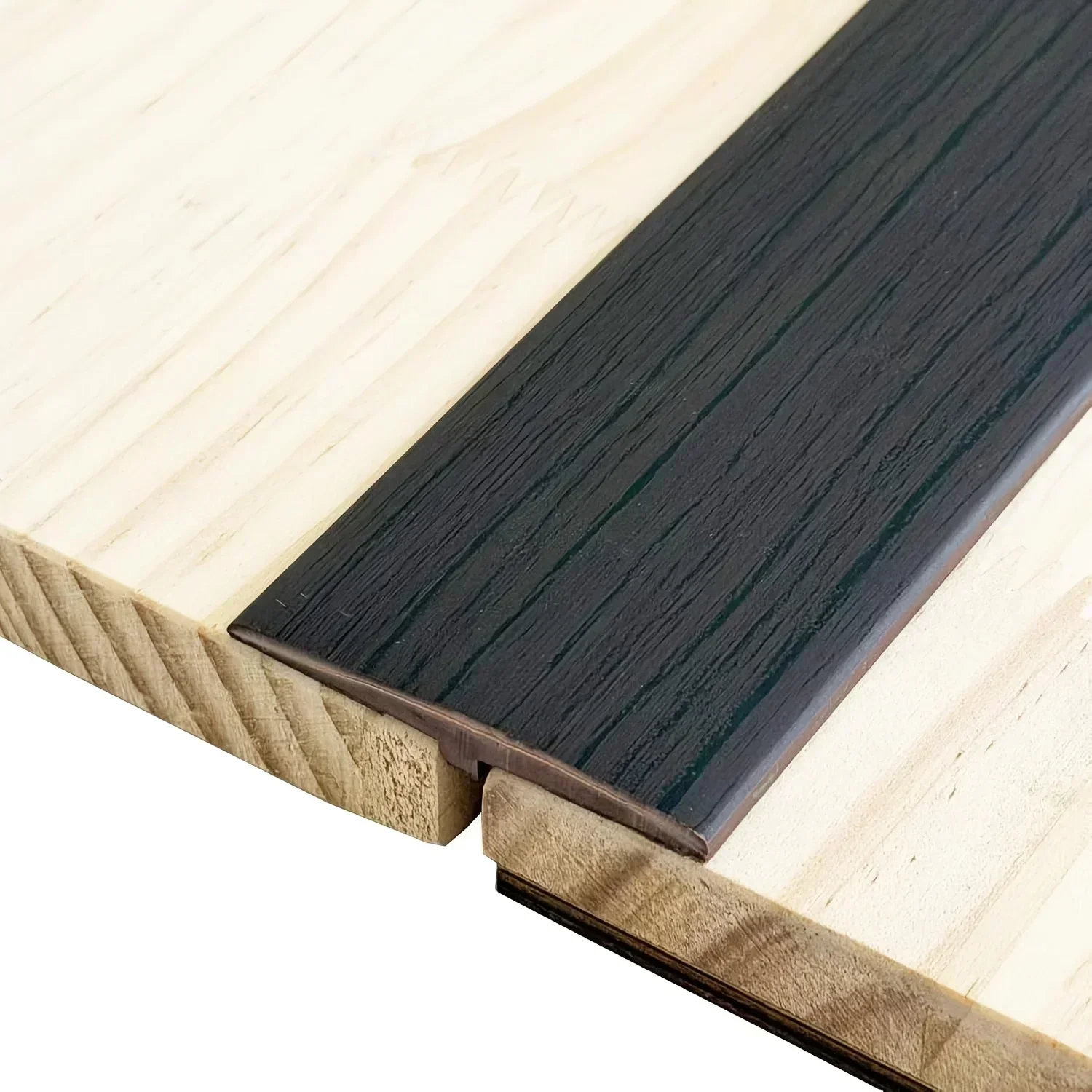 1pc 1/3meters Floor Transition Strip Self Adhesive Wood Grain Edging Trim Strip Household Wear-resistant Divider Strip Doorway