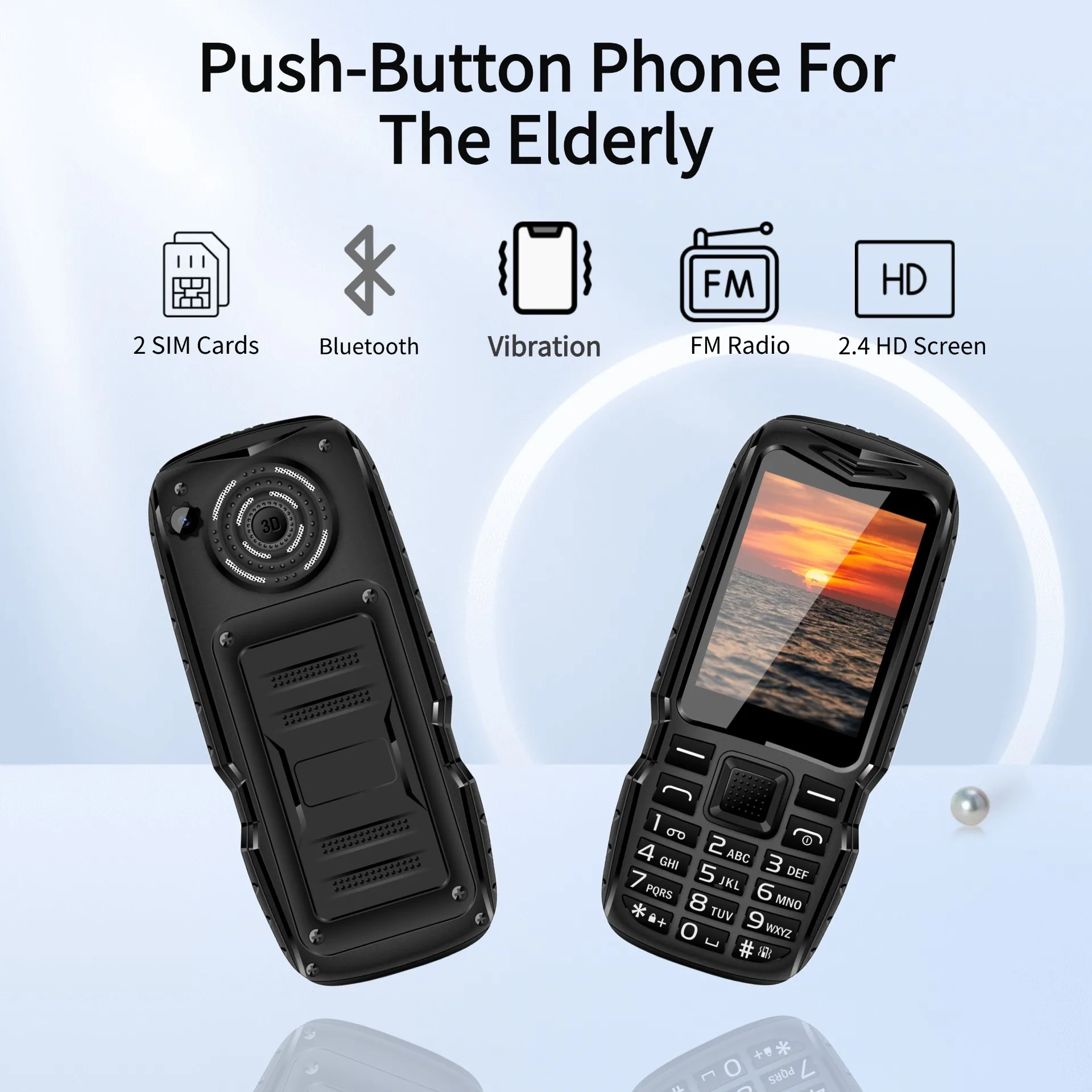 Mafam N6700 Durabl Mobile Phone Unlocked Big Battery 2.4