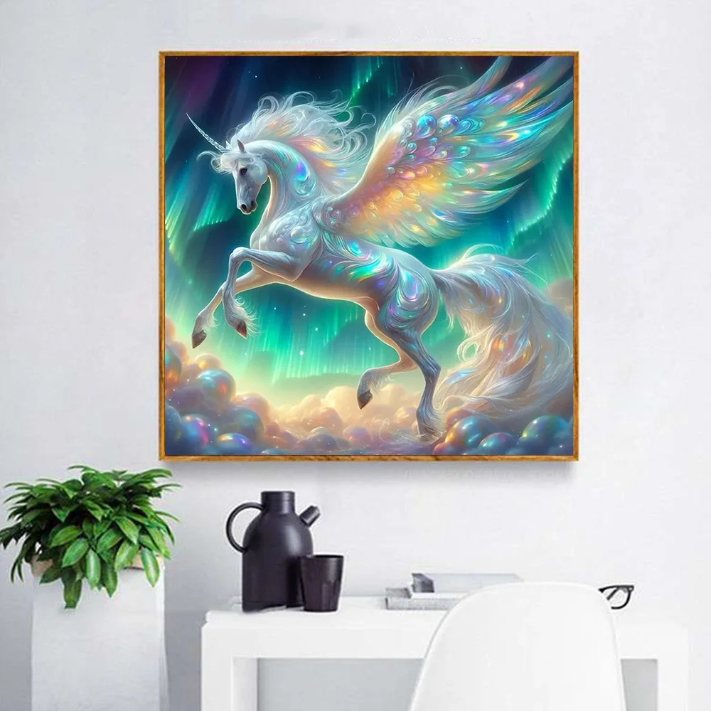 HUACAN Diamond Mosaic New Arrival Horse 5D DIY Animal Painting Picture Full Square Round Creative Hobbies Personalized Gift