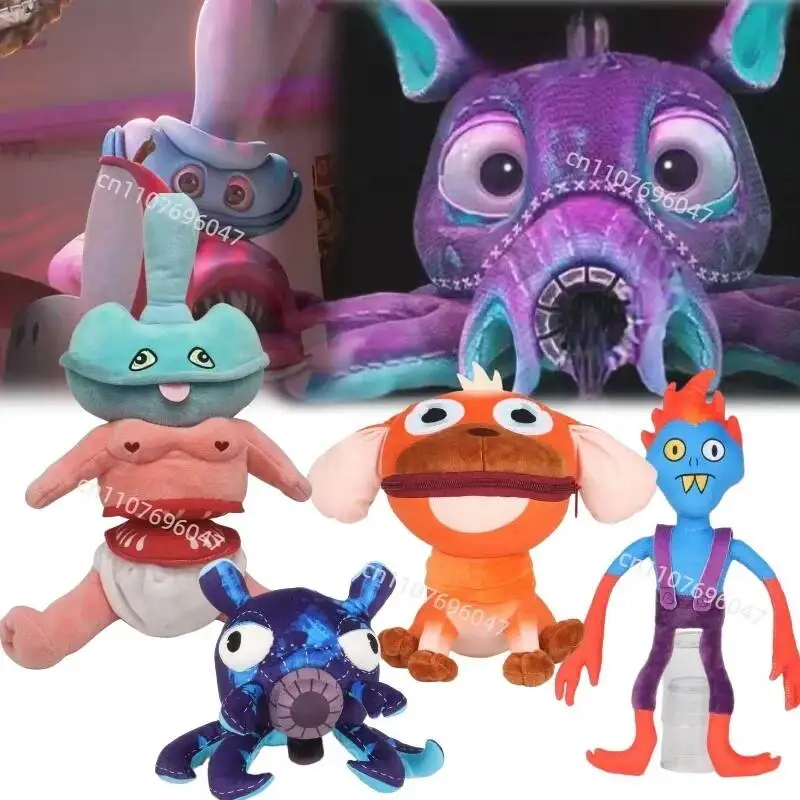 

2026 Game Dark Pals Plush Cute Binky Drinky Chompy Chasey Dog Plush Toy Doll 1/2/4pcs Mascot Animal Stuffed Doll Toy Gifts