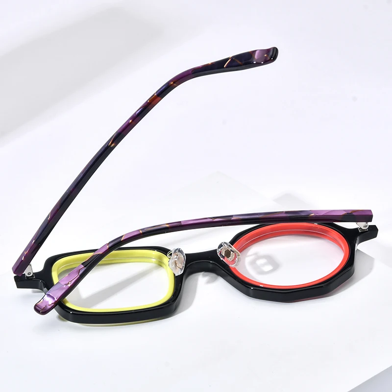 FONEX HEPIDEM Asetat Gözlük Çerçevesi Erkekler Yeni Yuvarlak Marka Tasarım Gözlük Kadın Retro Vintage Gözlük Japon Gözlük 9356