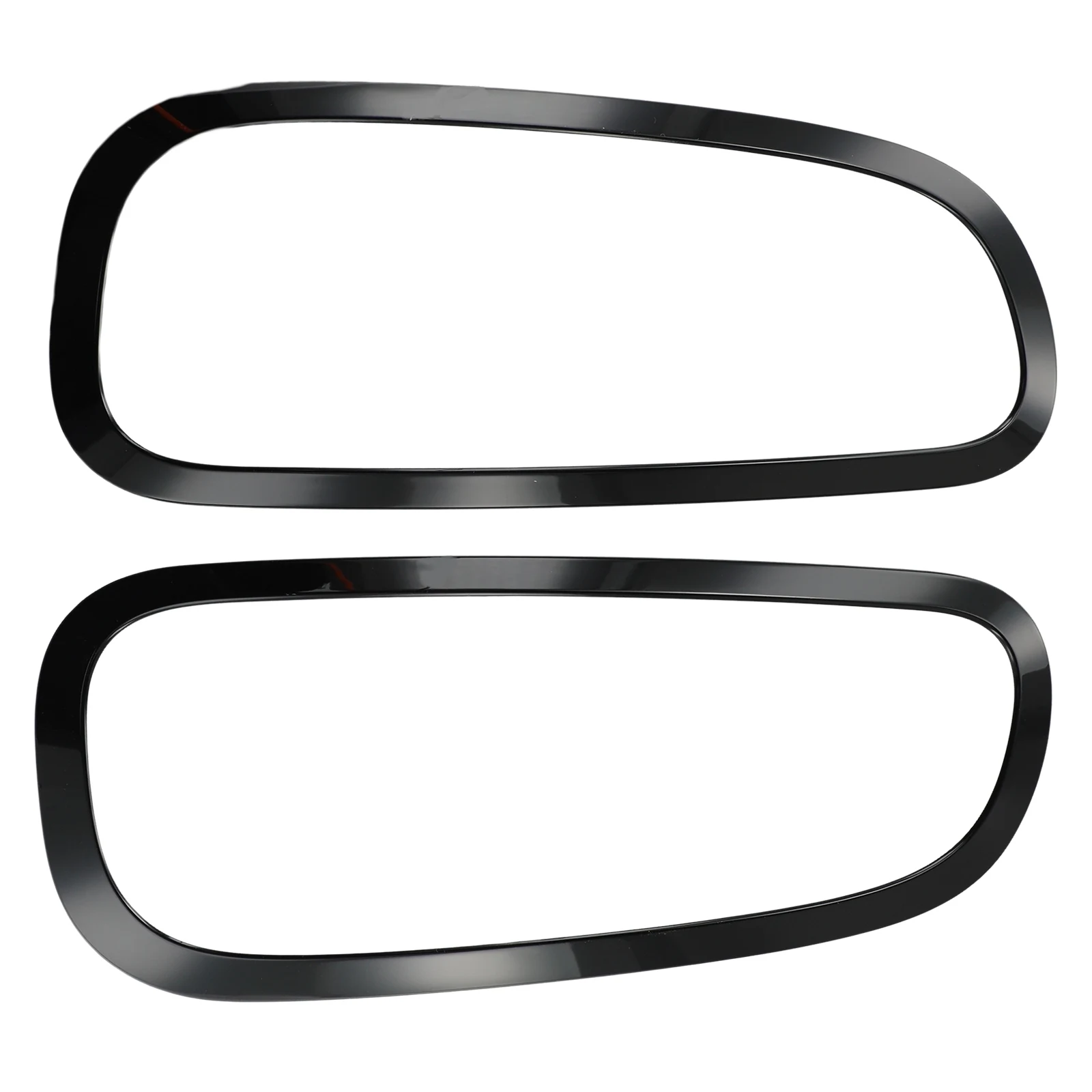 1Pair Black Headlight Surround Cover Trims Molding For Mini Clubman F54 2022 Car Accessories Rear Lamp Decorative Cover Stickers
