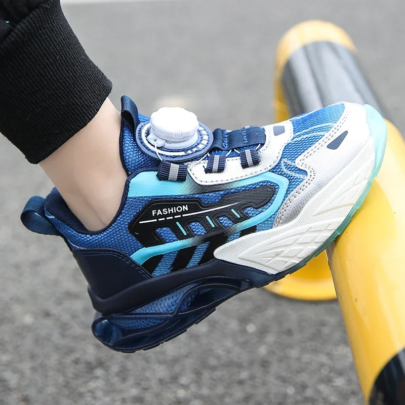 New Children Casual Shoes Four Seasons Kids Mesh Sneaker Non-slip Basketball Sports Shoes Boys Girls Sneaker Outdoor Shoes