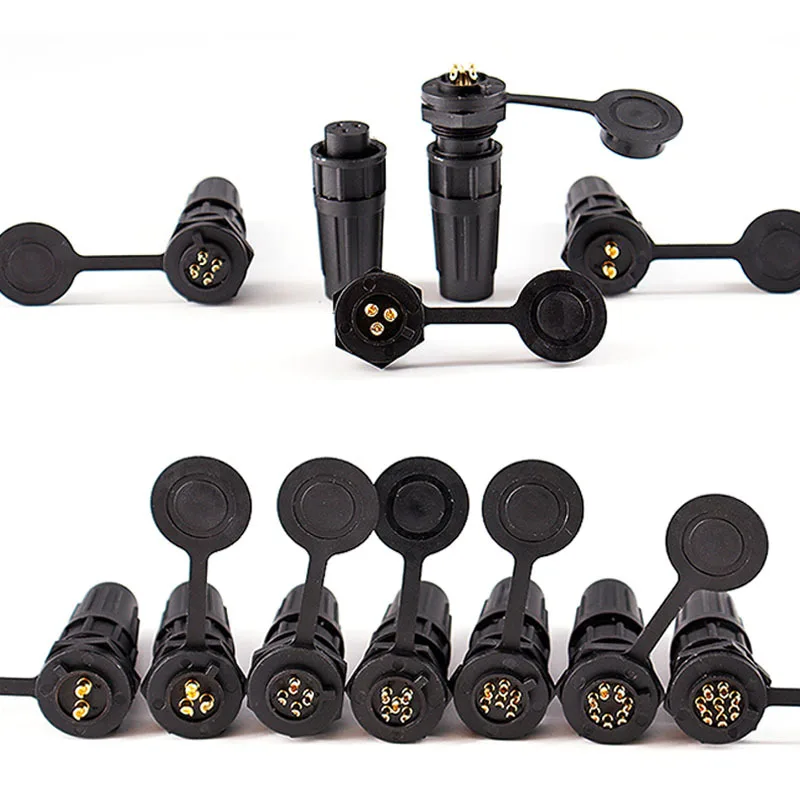 Waterproof Aviation Plug Socket Connector Z108- 2 3 4 5 6 7 8 Header Socket 2Pin 3 core 2P 3P 4P 5P 6P 7P 8P male Z108 female