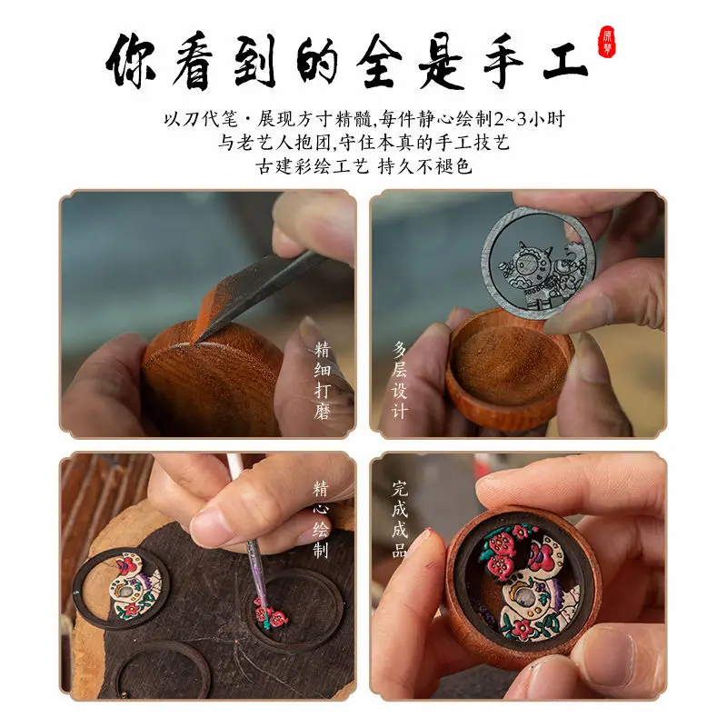 2025 Year of the Snake Bag Pendant Amulet Twelve Zodiac Lucky Hanging Decoration Car Rearview Mirror Decoration Benmingnian Gift