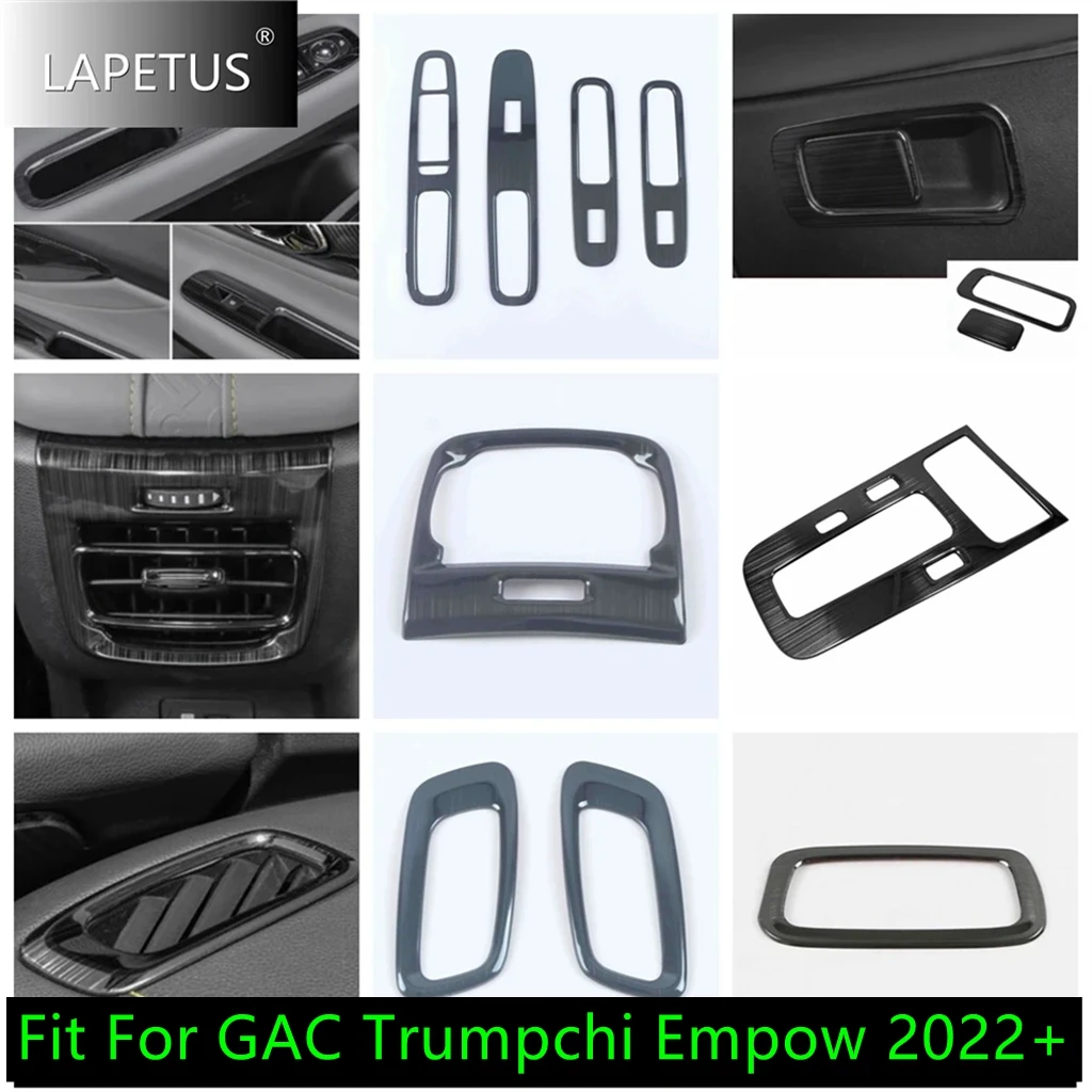 

Car Gear Shift Panel / Head Lamp / Window Lift / AC Air Vent Outlet Cover Trim Accessories For GAC Trumpchi Empow 2022 - 2025