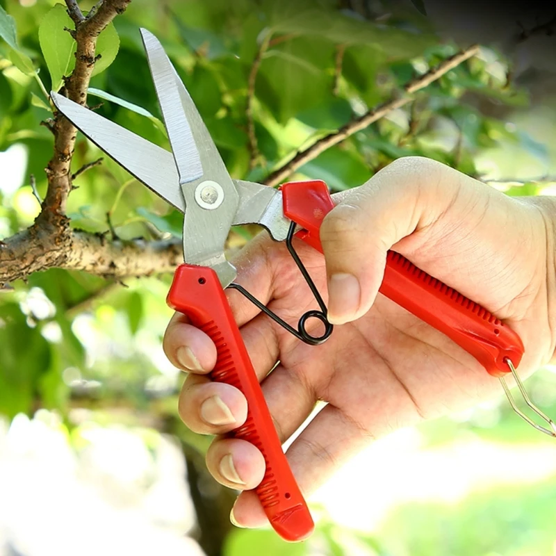 Gardening Hand Garden Scissors Pruning Shears Micro-Tip Pruning Plant Trimmer