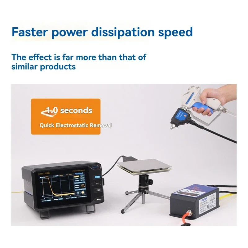 New G5045 Strong Ion Air Gun Anti Static Dust Removal Gun Holding Rapid Industrial Static Eliminator