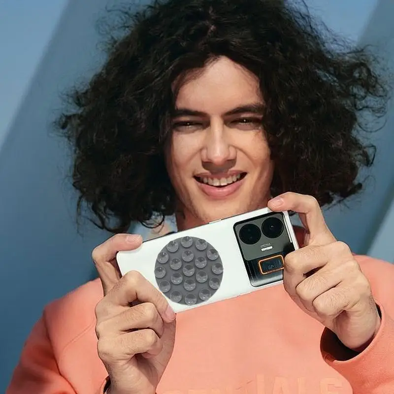 Suction Cup Phone Case Magnetic Silicone Suction Cup Phone Mount Mirror Shower Phone Holder For Most Cell Phones Phone Stand