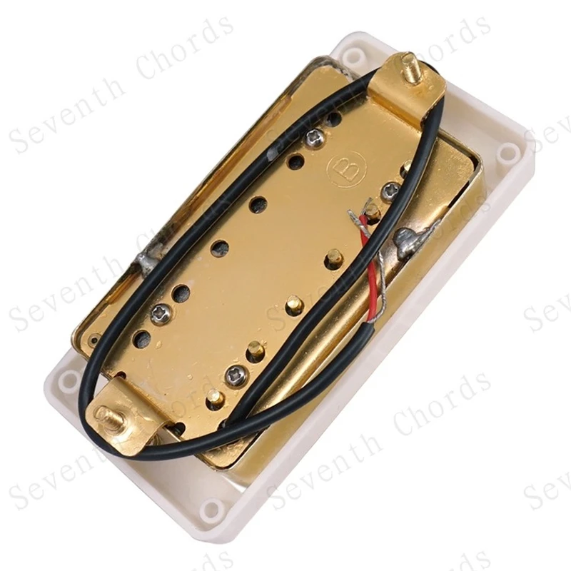 1 Paar Goldene Doppelspulen-Elektrogitarren-Tonabnehmer, Gitarrenzubehör, Teile für Musikinstrumente, Humbucker-Gitarren-Tonabnehmer – Detail 12