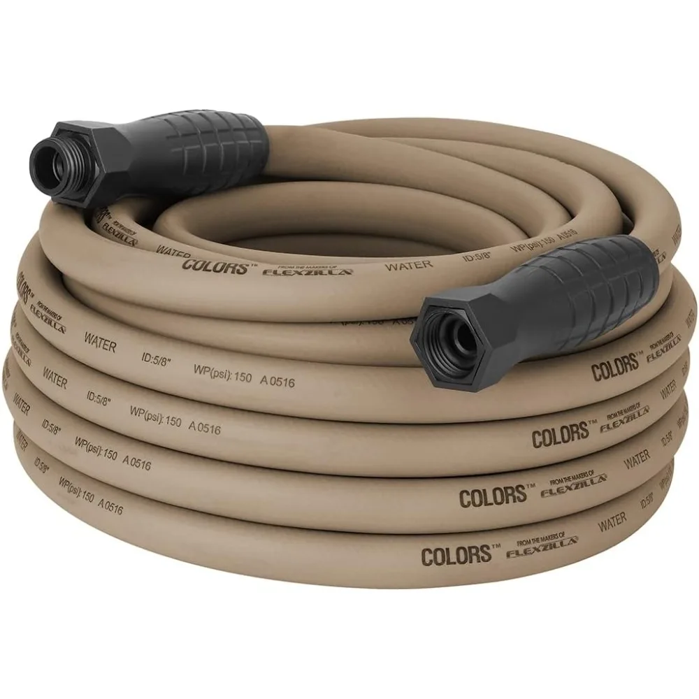 

Colors Garden Hose with SwivelGrip, 5/8 in. x 50 ft., Drinking Water Safe, Brown Mulch - HFZC550BRS