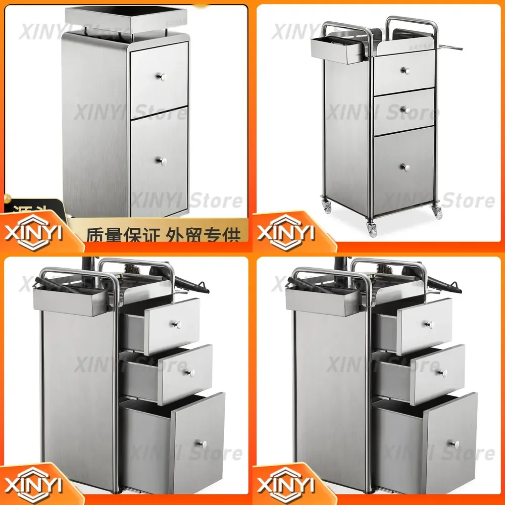 New Multi-Functional Shelf Cart for Living Room Storage Removable Multi-Layer Drawer Dust Locker Home Organization Utility