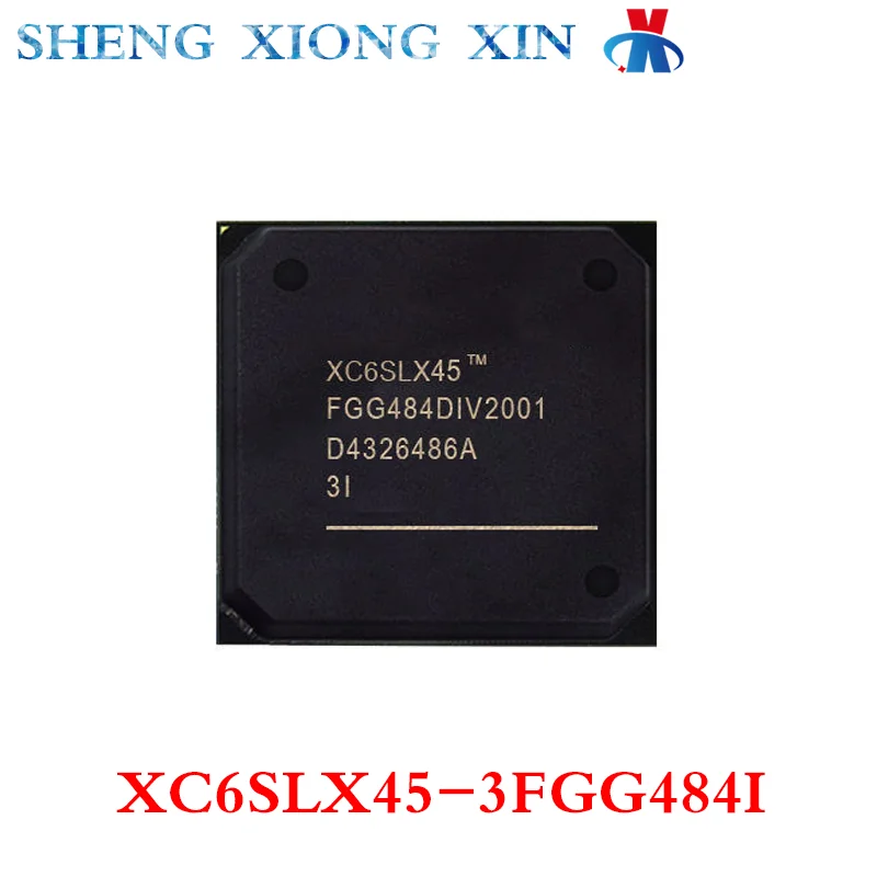 1pcs 100% New XC6SLX45-3FGG484I FBGA-484 Programmable Logic Device XC6SLX45 Integrated Circuit