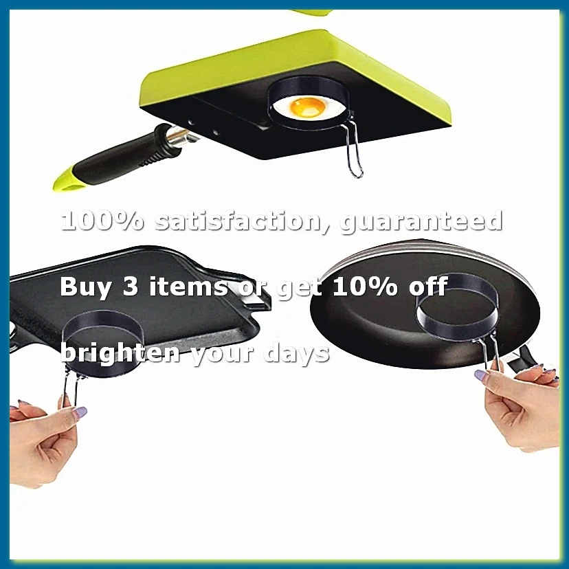Round Egg Pancake Maker Mold,Non Stick Circle Shaper Mold, Kitchen Cooking Tool for Frying McMuffin Or Shaping Eggs