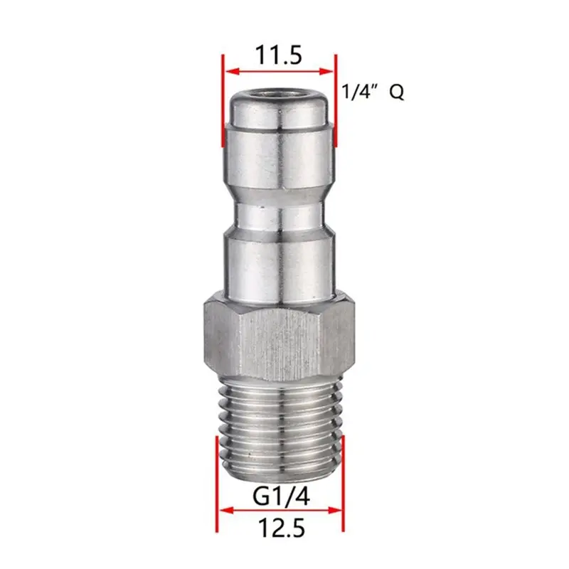 A85E-Pressure Washer 10Pcs Snow Foam Nozzle Quick Plug Connector 1/4
