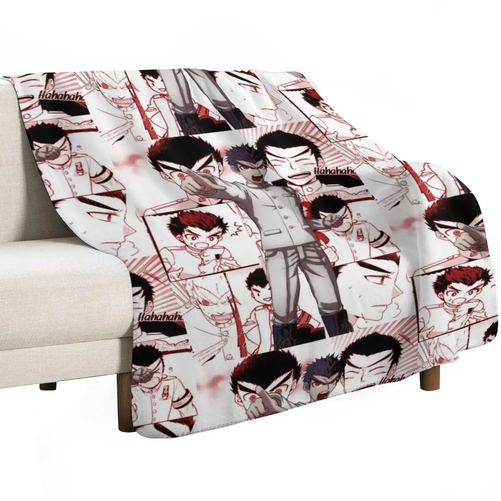 Kiyotaka Ishimaru Manga Collage Throw Blanket heavy to sleep Polar Furrys sofa bed Blanket