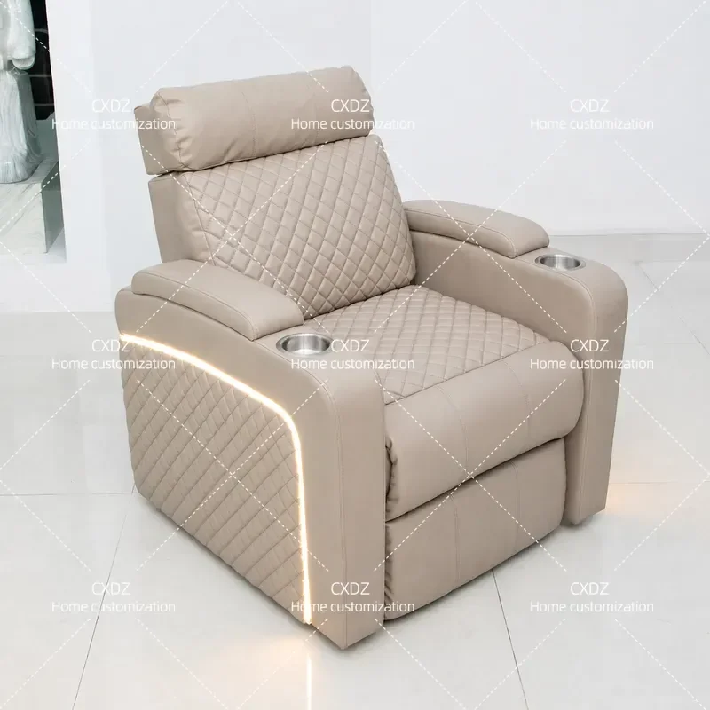 Hair perm and dyeing electric reclining sofa chair barber shop hair cutting chair foot massage sofa manicure sofa eyelash