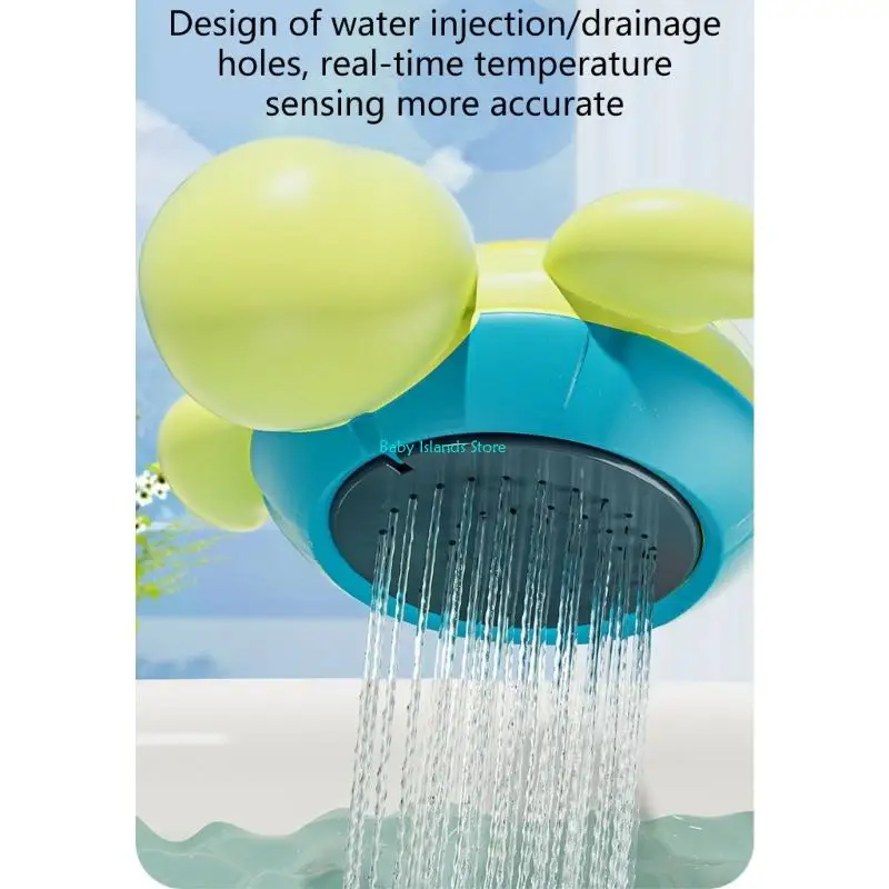 K92D مقاوم للماء حمام الطفل الحراري LED ضوء مؤشر درجة حرارة الاستحمام الآمنة
