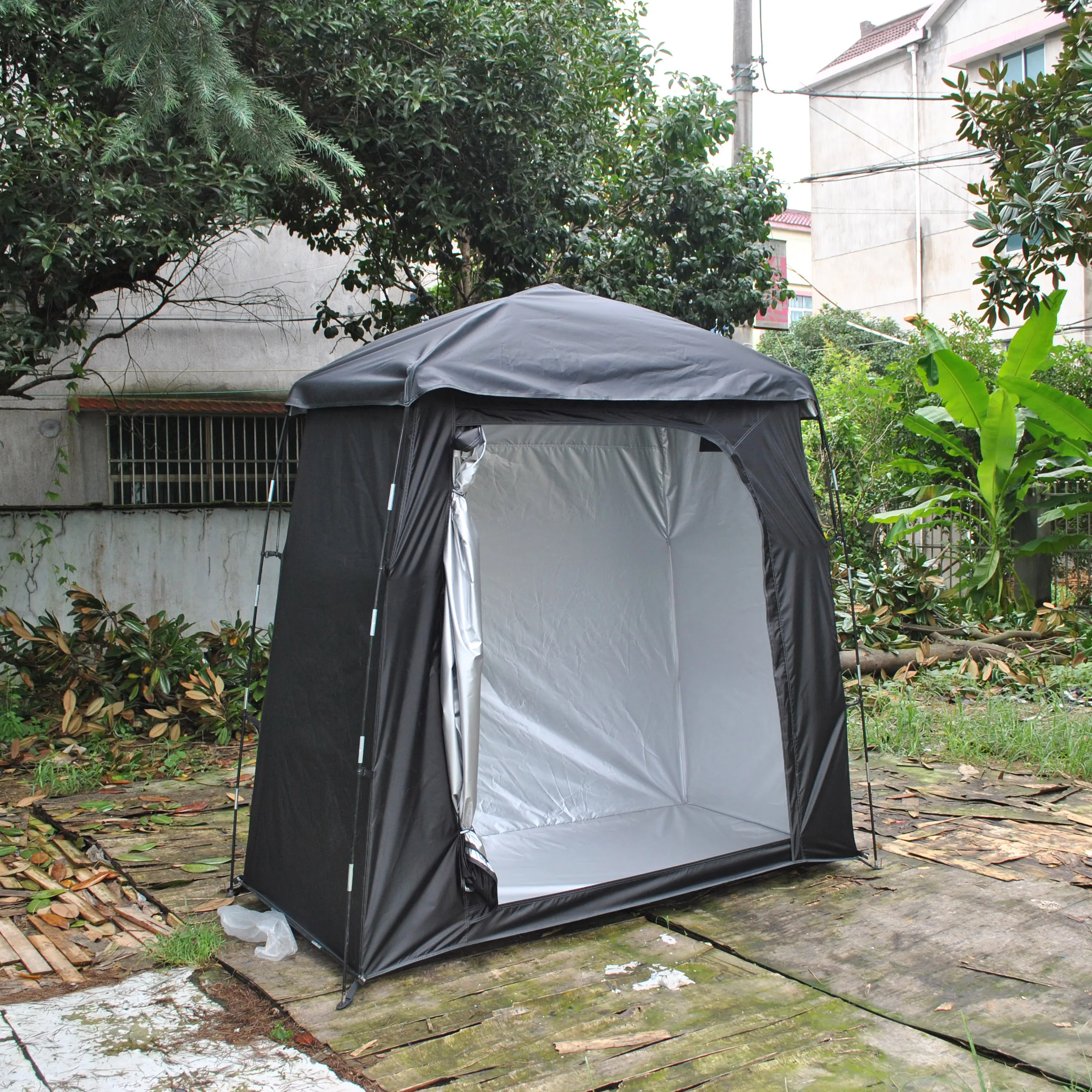 

Bike Storage Shed Tent, Outdoor Bicycle Storage Sheds for 3 bikes, Waterproof Bike Covers Shelter for Motorcycle,Garden Tools