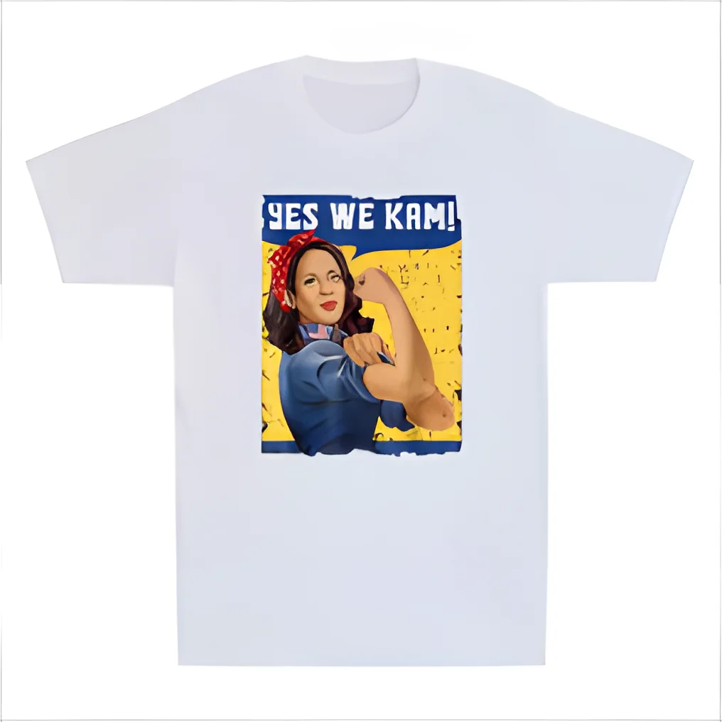 Kamala Harris Yes We Kam Shirt Female President 2024 Election Vintage T-Shirt