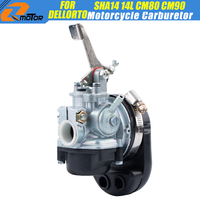 Carburetor For Dellorto SHA14.12L SHA 14/12 For Puch Maxi X20 X30 MV MS VS DS VZ MC M50 For KTM E50 Z50 ZA50 CM 80 CM90 Engines