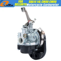 Carburetor For Dellorto SHA14.12L SHA 14/12 For Puch Maxi X20 X30 MV MS VS DS VZ MC M50 For KTM E50 Z50 ZA50  CM 80 CM90 Engines