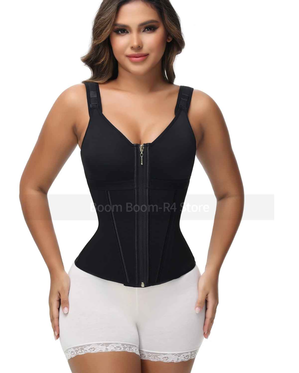 

AfruliA Fajas Colombianas Girdle Postpartum Belt Corset Waist Trainer Vest Body Shaper Sexy Shape Curve Shapewear Slimming Shirt