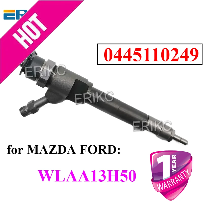 New 0445110249 Diesel Injector 0986435178 0986435123 Engine Nozzle 0 445 110 249 for MAZDA FORD 3.0l WLAA13H50