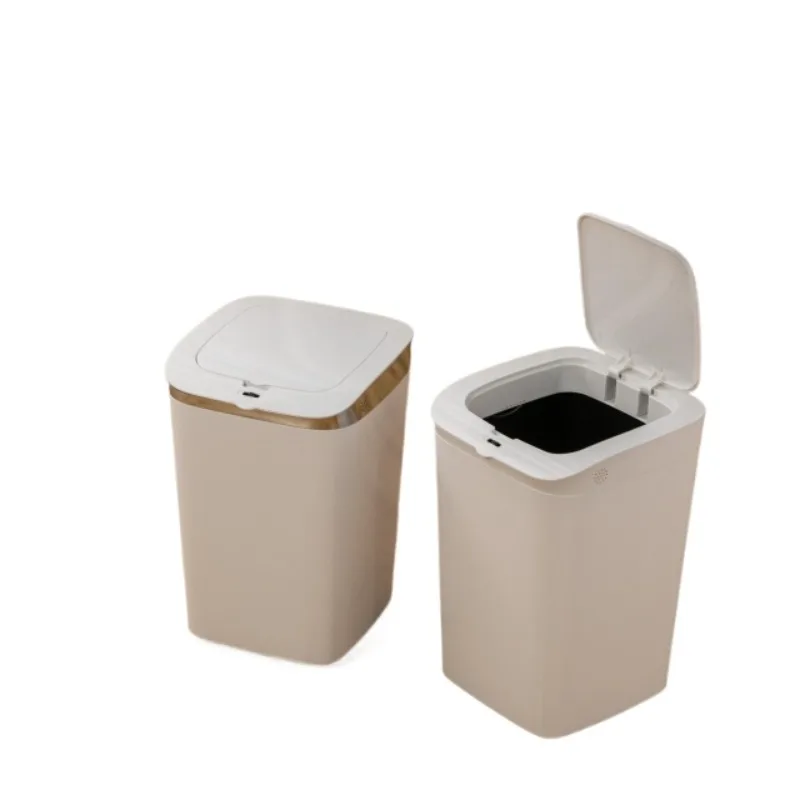 

Hot-selling smart automatic kitchen trash can plastic smart trash can toilet trash can