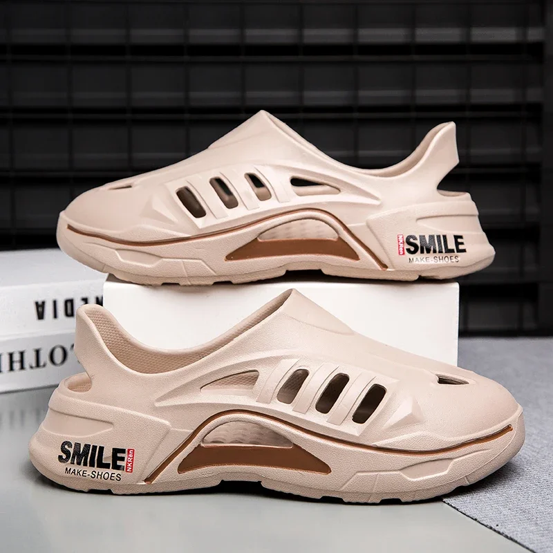 Nieuwe Collectie Witte Schoenen Vulkanisatie Sneakers Mannelijke Lucht Waterdichte Sandalen Luxe Merk Hoge Kwaliteit Anti-Slip Slippers Tennis